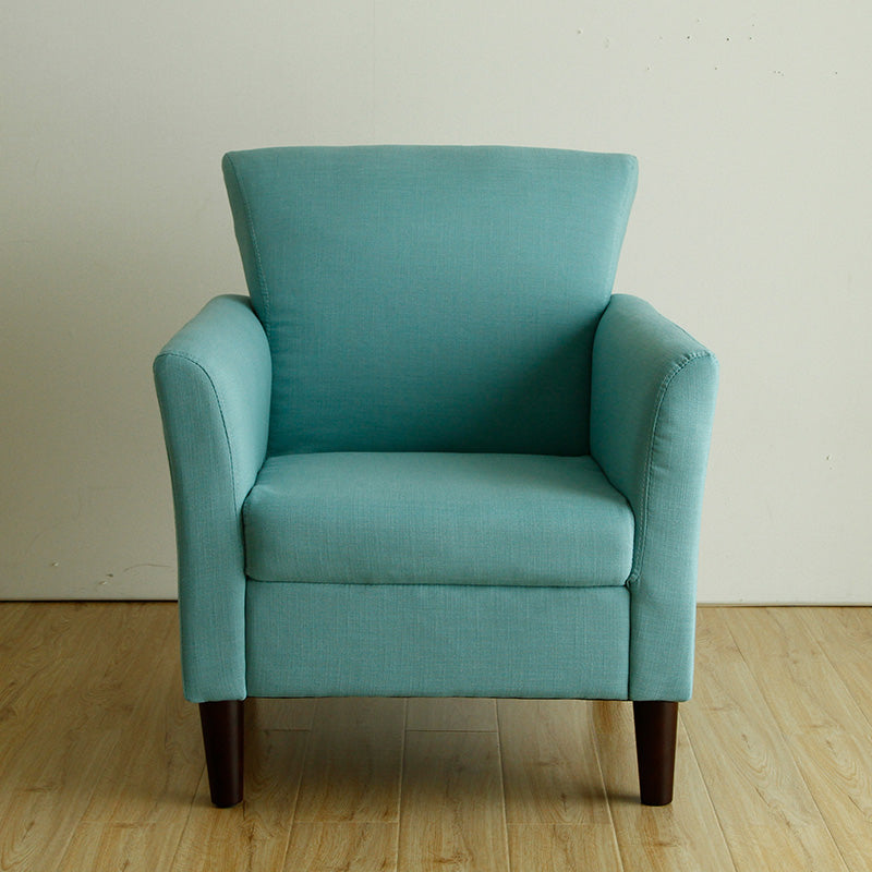 Bedroom Arms Included Basic Four Leg Track Arms Fixed Back Arm Chair