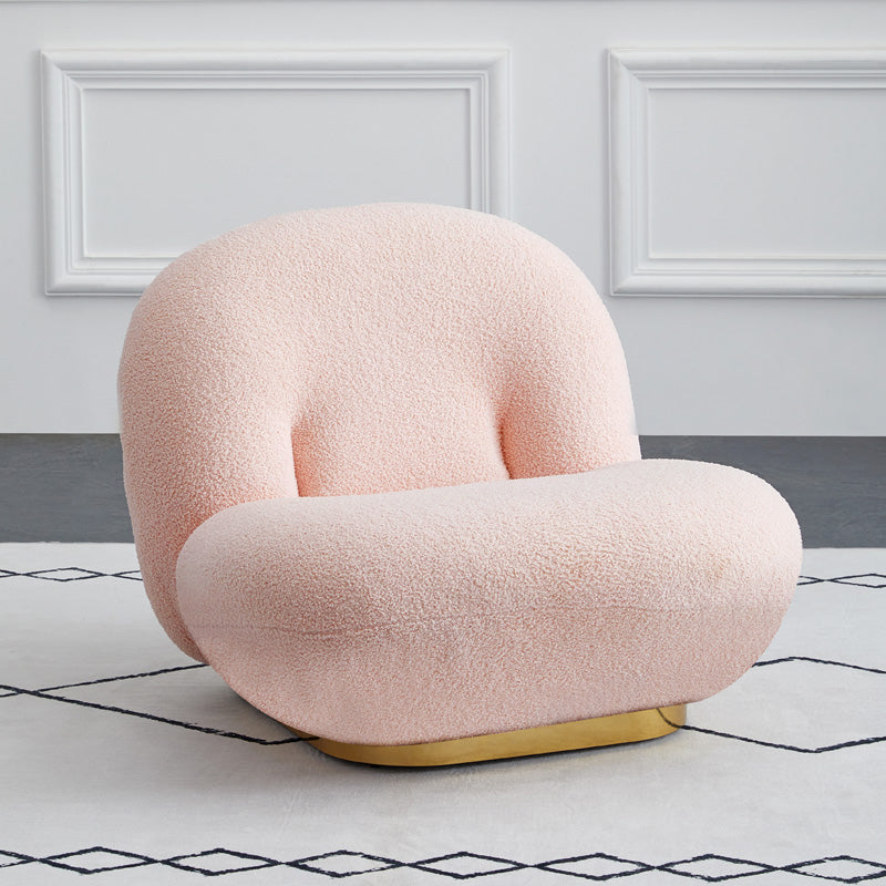 Wool Armless Chair 31.49" L x 27.55" W x 26.77" H Armless Chair for Living Room