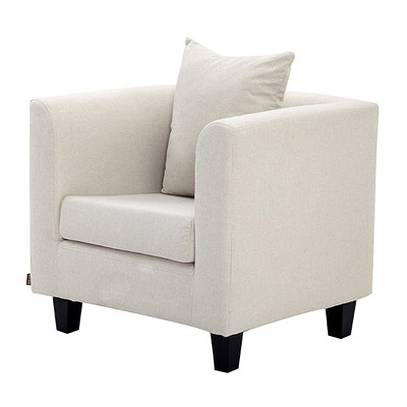 Arms Included Chair 25.5" L x 24"W x 23.6"H Linen Chair for Living Room