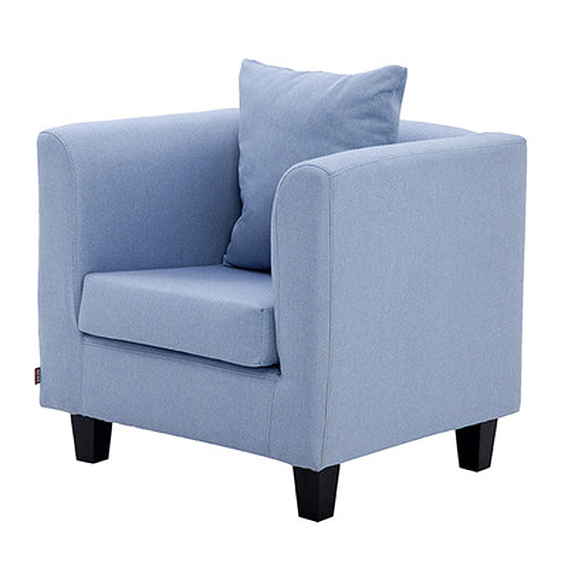 Arms Included Chair 25.5" L x 24"W x 23.6"H Linen Chair for Living Room