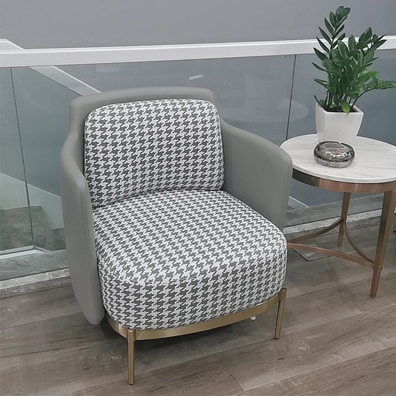 Barrel Chair 29.92" L x 29.52" W x 29.13" H Arms Included Barrel Accent Chair