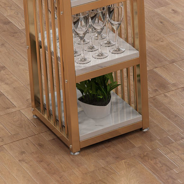 Contemporary Bistro Bar Desk Storage Indoor Double Pedestal Bistro Bar Table