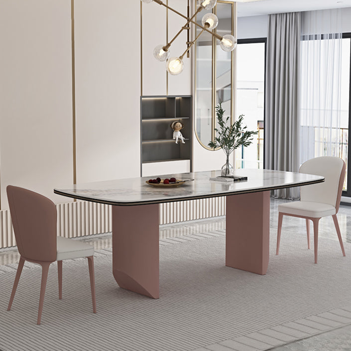 Designer Style Sintered Stone Dining Set Rectangle 1/3/4/5/7 Pieces Dining Table Set