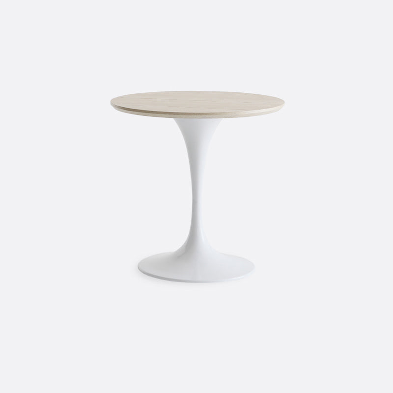 Contemporary Casual Dining Table Round Top Dinner Table Kitchen Home