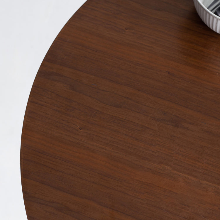 Contemporary Casual Dining Table Round Top Dinner Table Kitchen Home