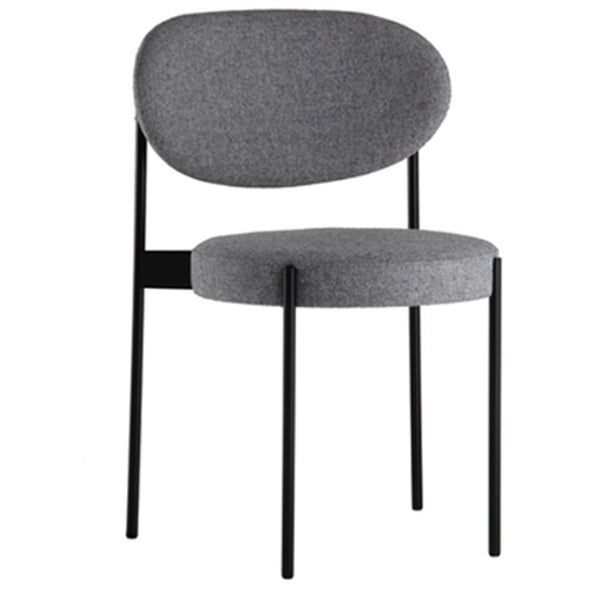 Contemporary Open Back Dining Chair Upholstered Dining Side Chair