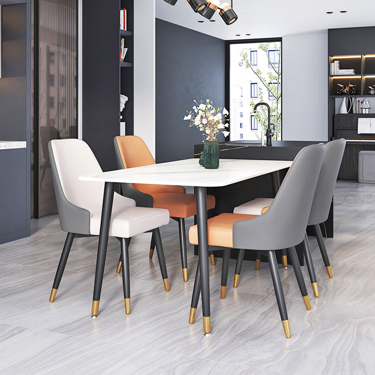 Contemporary Parsons Dining Chair Upholstered Side Chair for Dining Room