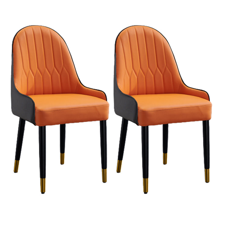 Solid Wood Modern Home Dining Chair Matte Finish Parsons Side Chair