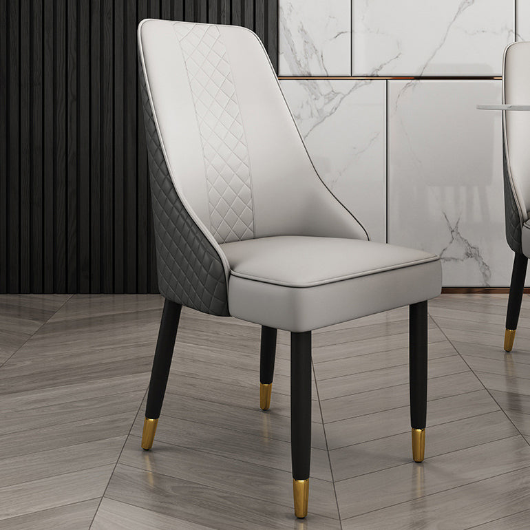 Solid Wood Modern Home Dining Chair Matte Finish Parsons Side Chair