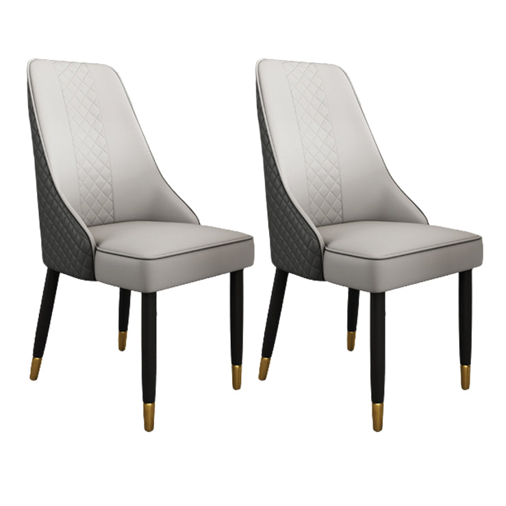 Solid Wood Modern Home Dining Chair Matte Finish Parsons Side Chair