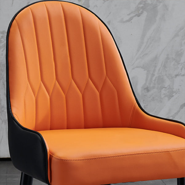 Solid Wood Modern Home Dining Chair Matte Finish Parsons Side Chair