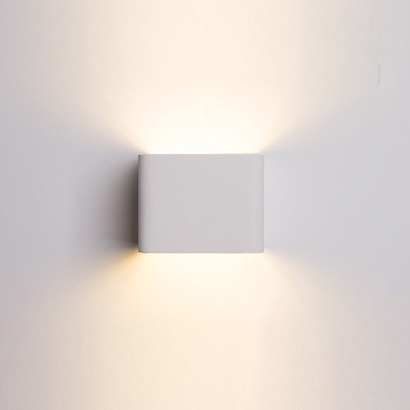 Metal Square Shape Wall Light Modern Style Multi Lights Wall Mounted Light Fixture