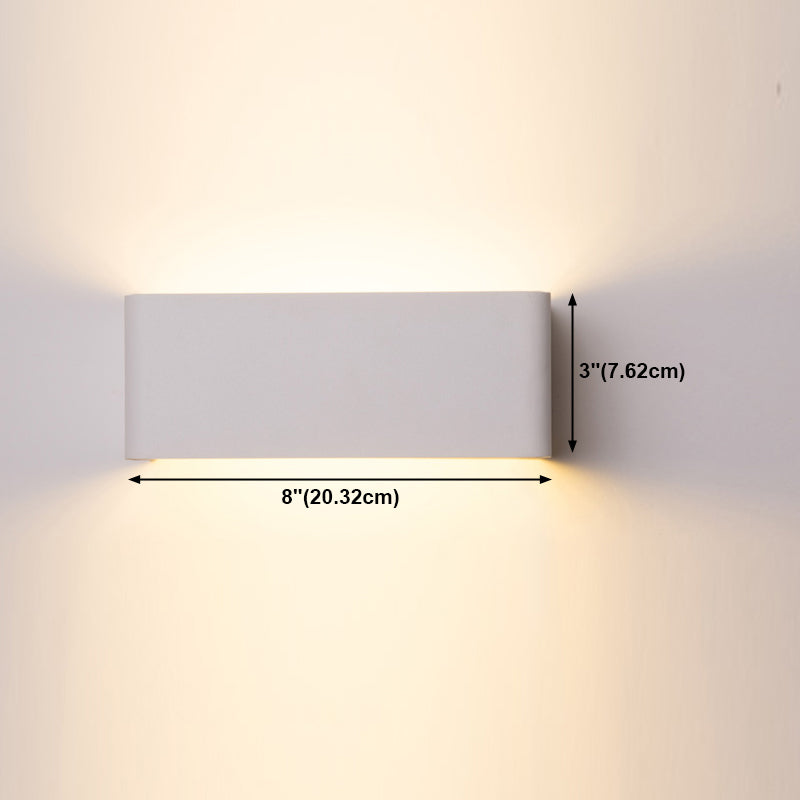 Metal Square Shape Wall Light Modern Style Multi Lights Wall Mounted Light Fixture