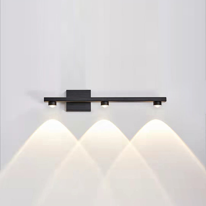 Aluminum Linear Wall Light Fixture Postmodern LED Up Down Wall Sconce