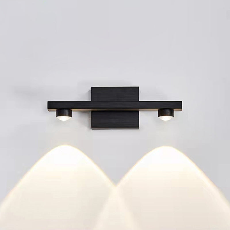 Aluminum Linear Wall Light Fixture Postmodern LED Up Down Wall Sconce
