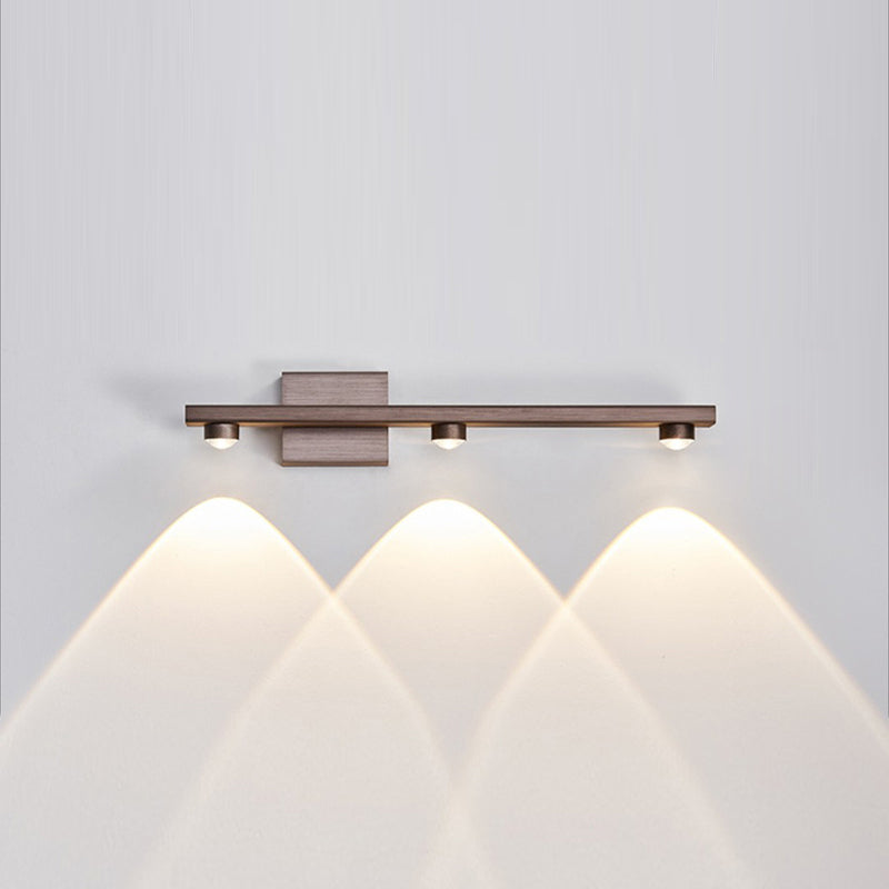 Aluminum Linear Wall Light Fixture Postmodern LED Up Down Wall Sconce