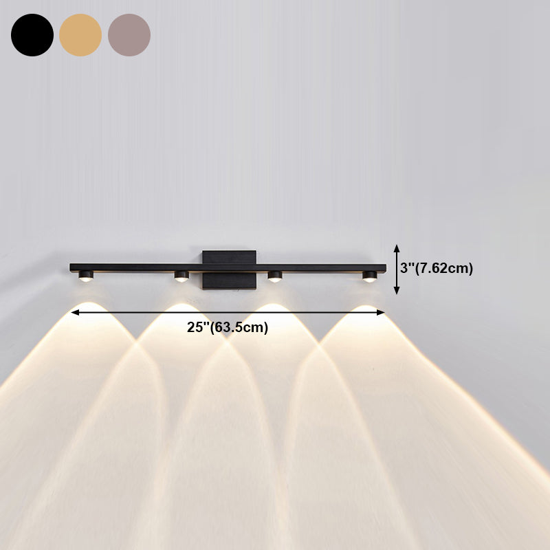 Aluminum Linear Wall Light Fixture Postmodern LED Up Down Wall Sconce