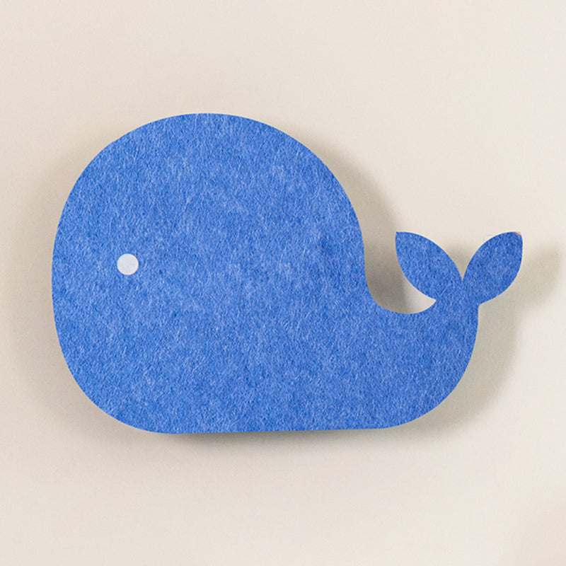 Cartoon Animal LED Sconce Lamp Polyester Children's Bedroom Wall Light Fixture