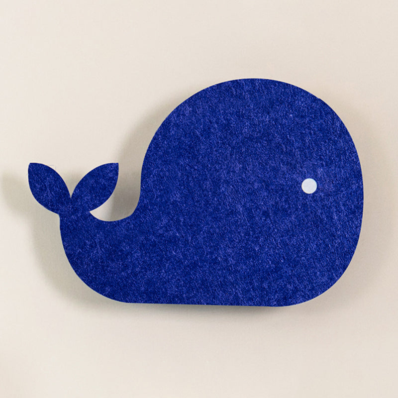 Cartoon Animal LED Sconce Lamp Polyester Children's Bedroom Wall Light Fixture