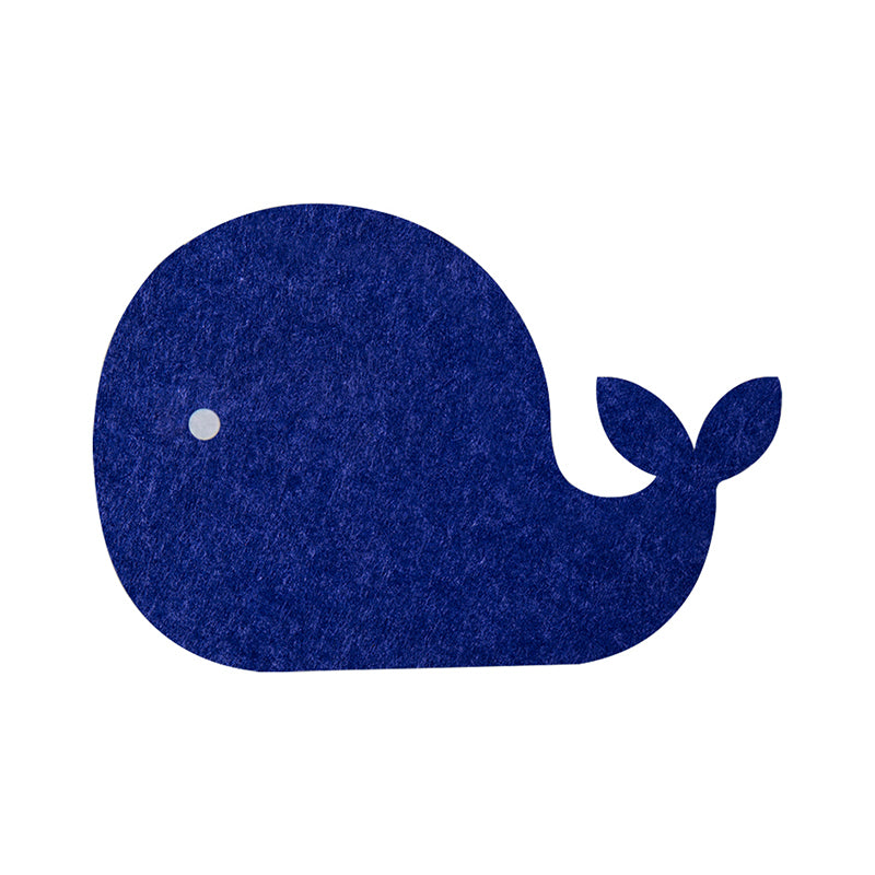 Cartoon Animal LED Sconce Lamp Polyester Children's Bedroom Wall Light Fixture