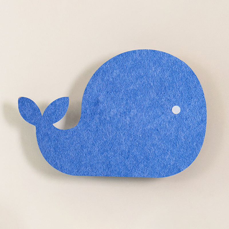 Cartoon Animal LED Sconce Lamp Polyester Children's Bedroom Wall Light Fixture