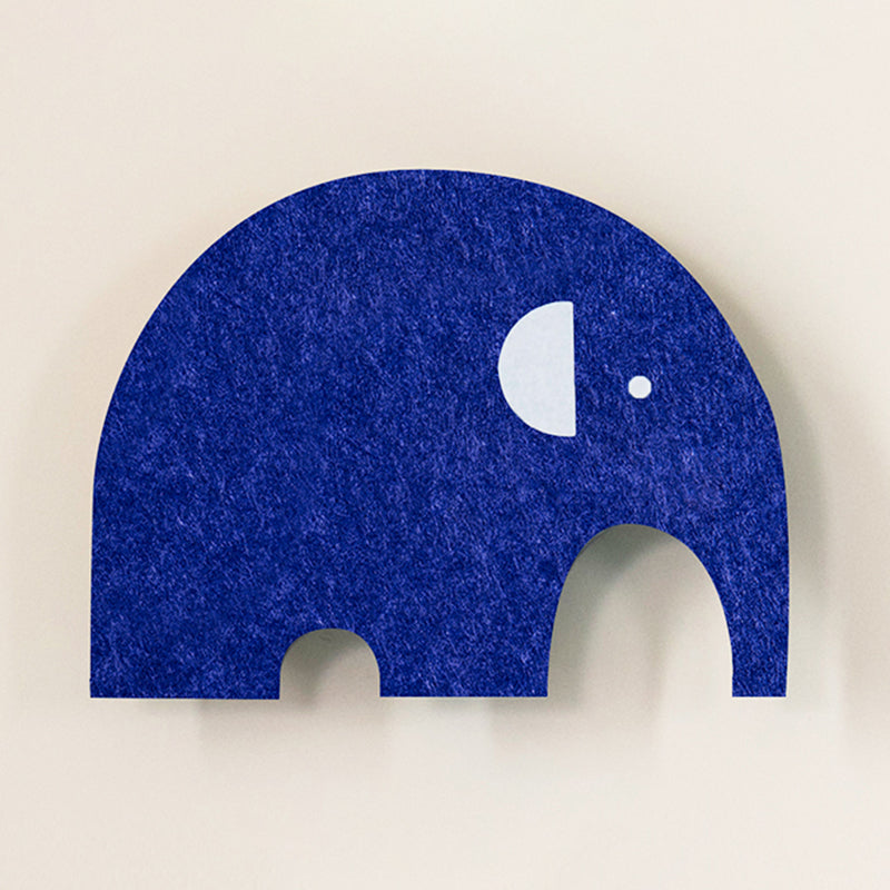 Cartoon Animal LED Sconce Lamp Polyester Children's Bedroom Wall Light Fixture