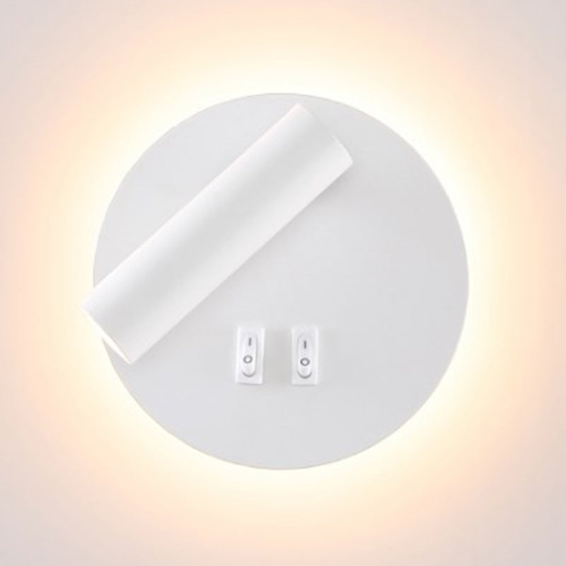 Nordic Style Metal Wall Light Geometry Reading Rotatable LED Wall Lamp for Bedroom