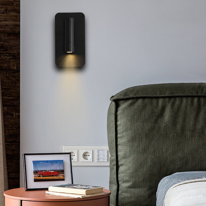 Nordic Style Metal Wall Light Geometry Reading Rotatable LED Wall Lamp for Bedroom