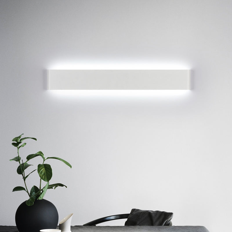 Strip Shape Wall Mount Light Modern LED Wall Sconce Light with Acrylic Shade for Aisle