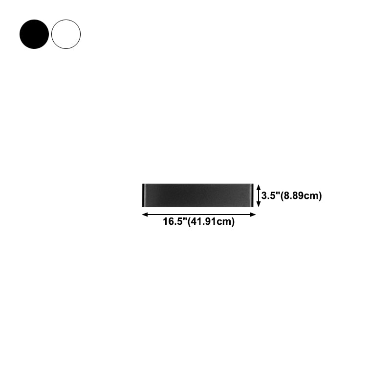 Strip Shape Wall Mount Light Modern LED Wall Sconce Light with Acrylic Shade for Aisle