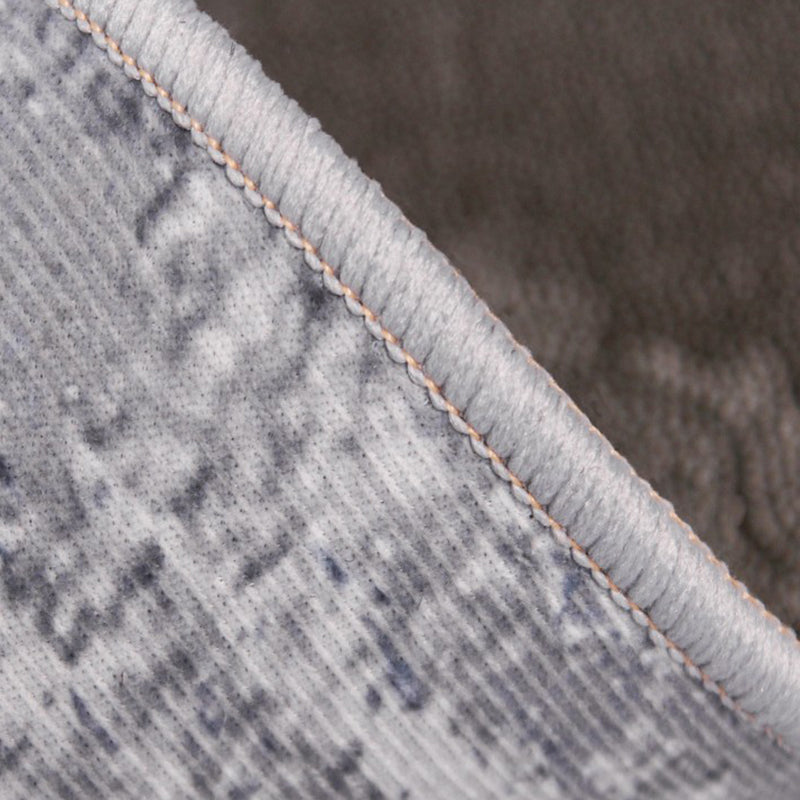 Black Modern Rug Polyester Striped Area Rug Stain Resistant Rug for Living Room