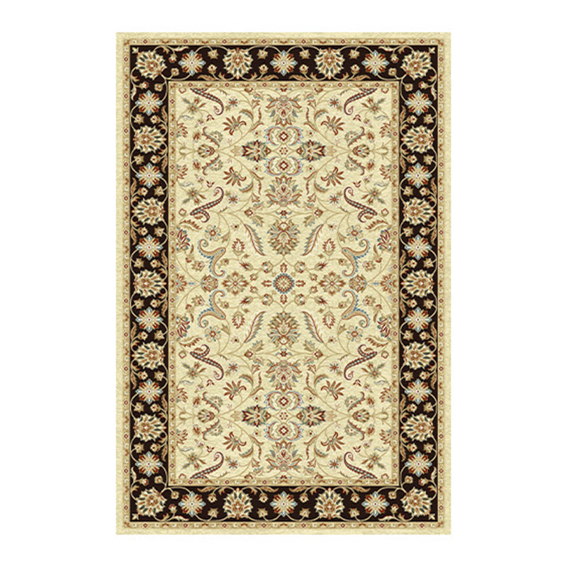 Wine Red 3D Printing Rug Polyester Modern Area Rug Stain Resistant Rug for Living Room