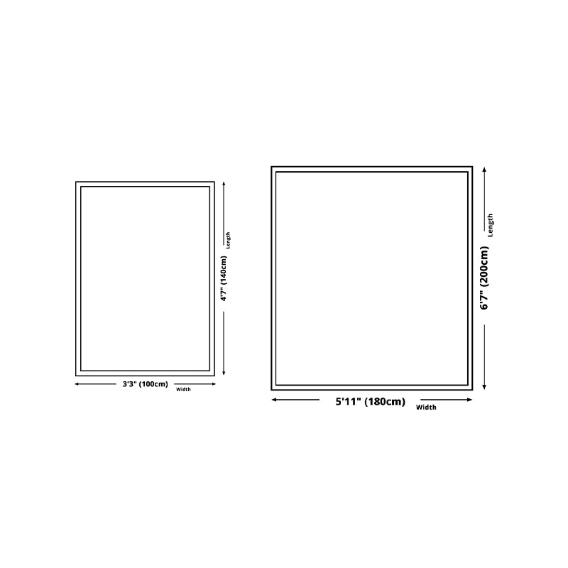 Dark Beige Modern Rug Polyester Geometric Rug Washable Rug for Drawing Room