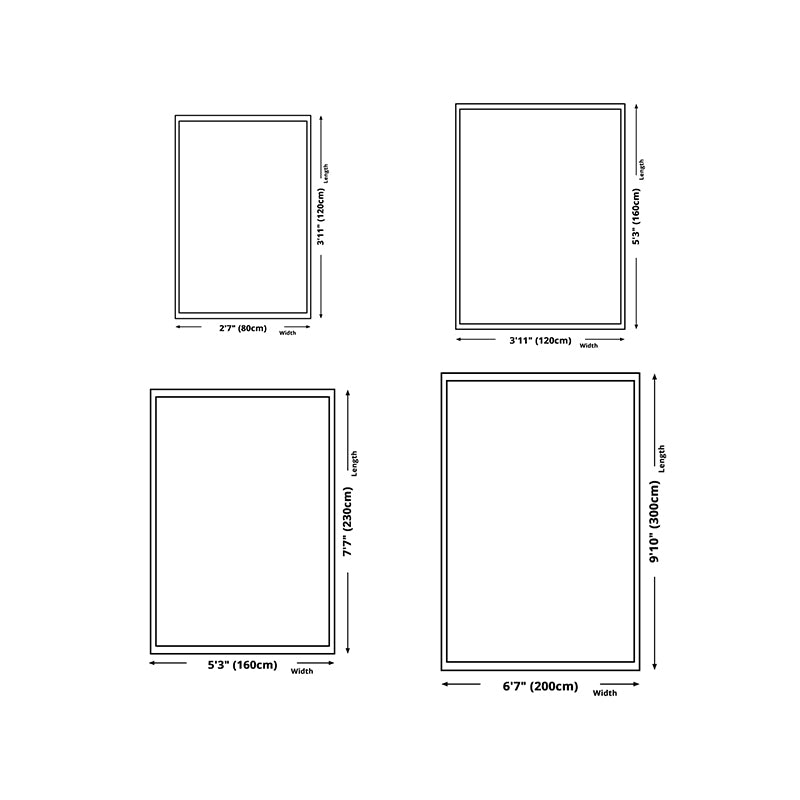 Dark Beige Modern Rug Polyester Geometric Rug Washable Rug for Drawing Room