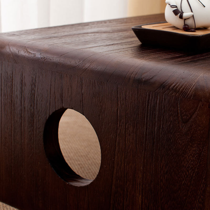 Modern Style Paulownia Rectangular Coffee Table in Walnut/oak/wood