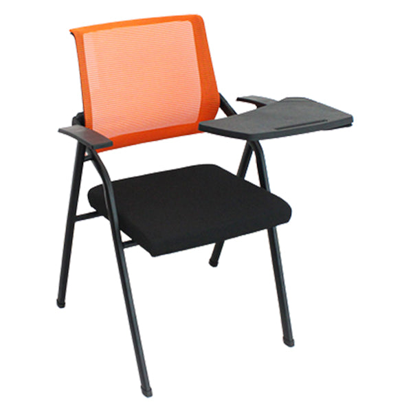 Mid Back Conference Chair Contemporary Upholstered Fixed Arms Chair