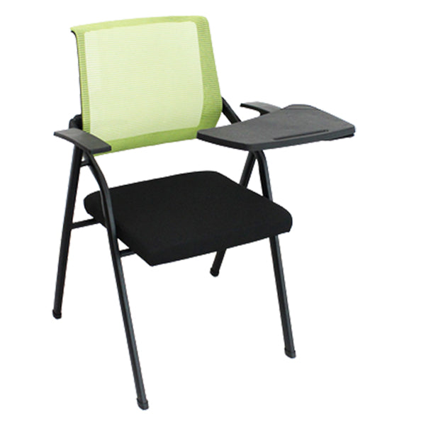 Mid Back Conference Chair Contemporary Upholstered Fixed Arms Chair