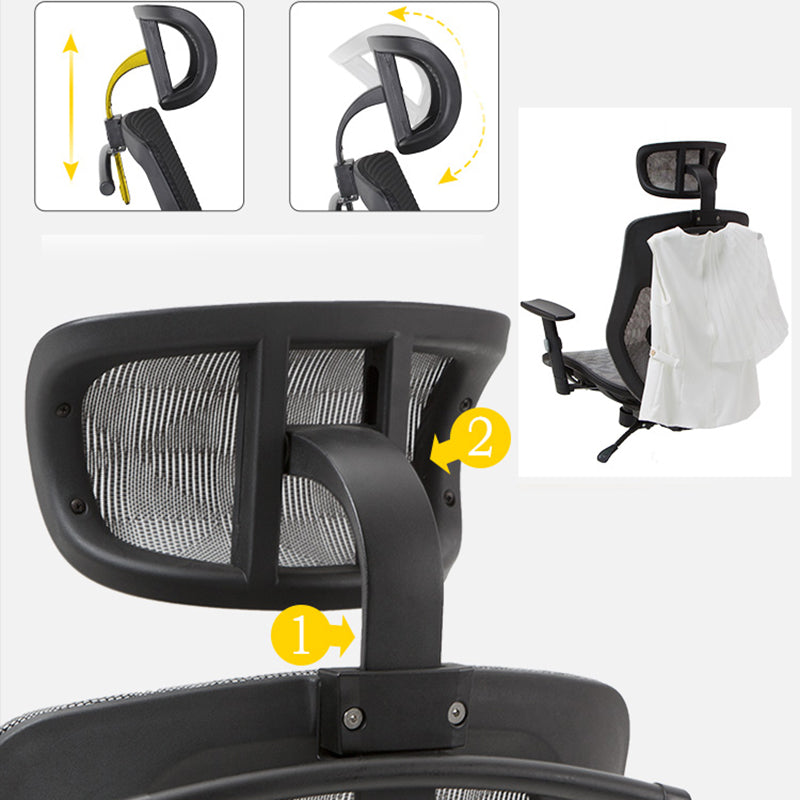 Executive Swivel Office Chair Modern High Back Working Chair with Wheels