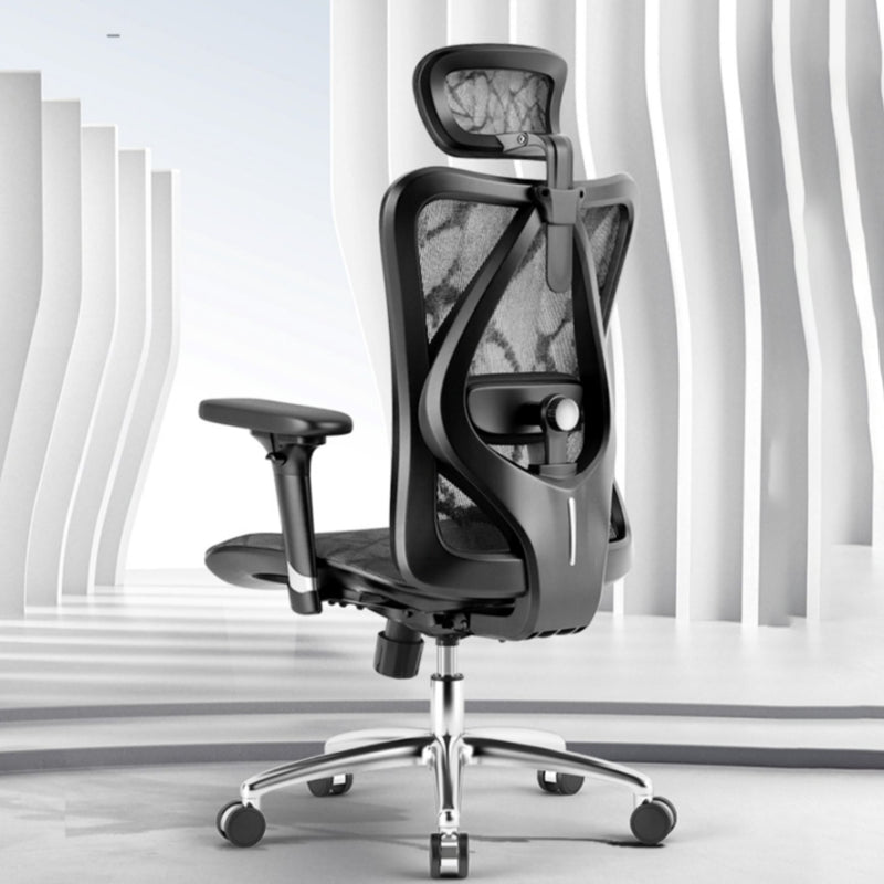 High Back Executive Desk Chair Modern Adjustable Arm Swivel Office Chair