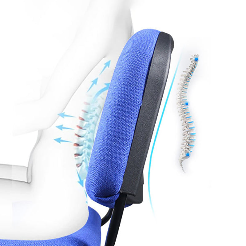 Low-Back Conference Chair Contemporary Upholstered Fixed Arms Chair