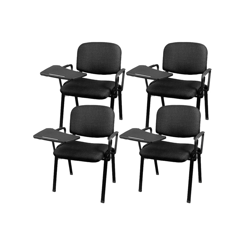 Low-Back Conference Chair Contemporary Upholstered Fixed Arms Chair
