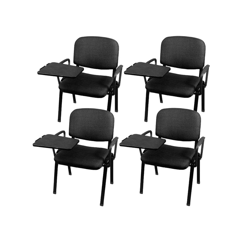 Low-Back Conference Chair Contemporary Upholstered Fixed Arms Chair