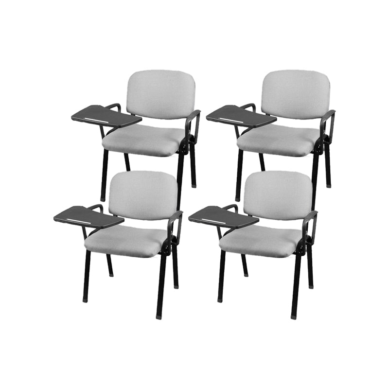 Low-Back Conference Chair Contemporary Upholstered Fixed Arms Chair