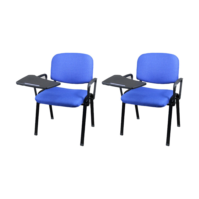 Low-Back Conference Chair Contemporary Upholstered Fixed Arms Chair
