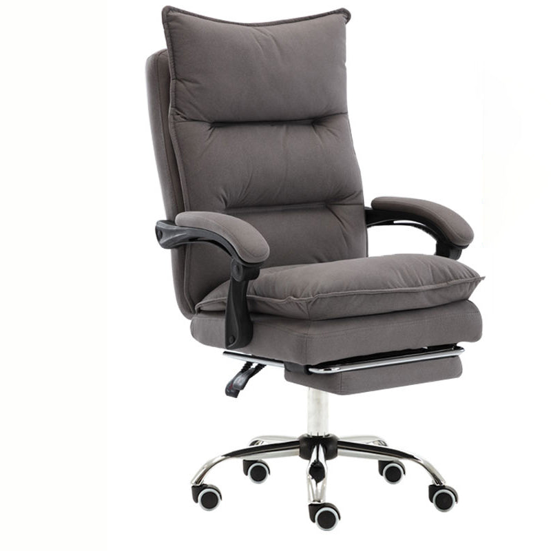 Contemporary Office Chair with Arms Adjustable Task Chair with Wheels