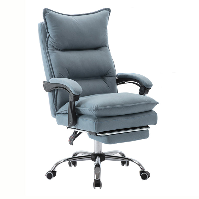 Contemporary Office Chair with Arms Adjustable Task Chair with Wheels