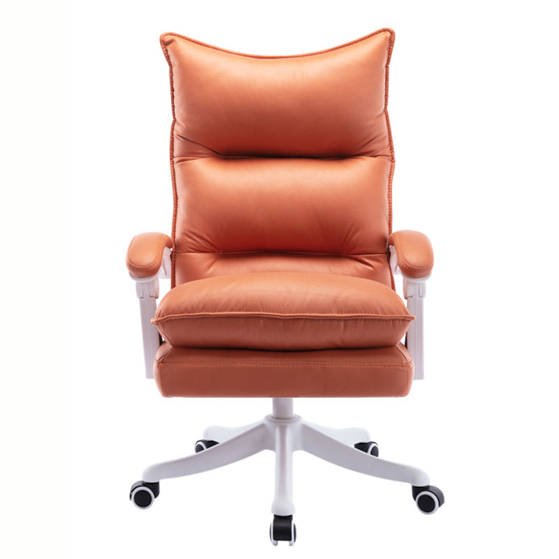 Contemporary Office Chair with Arms Adjustable Task Chair with Wheels