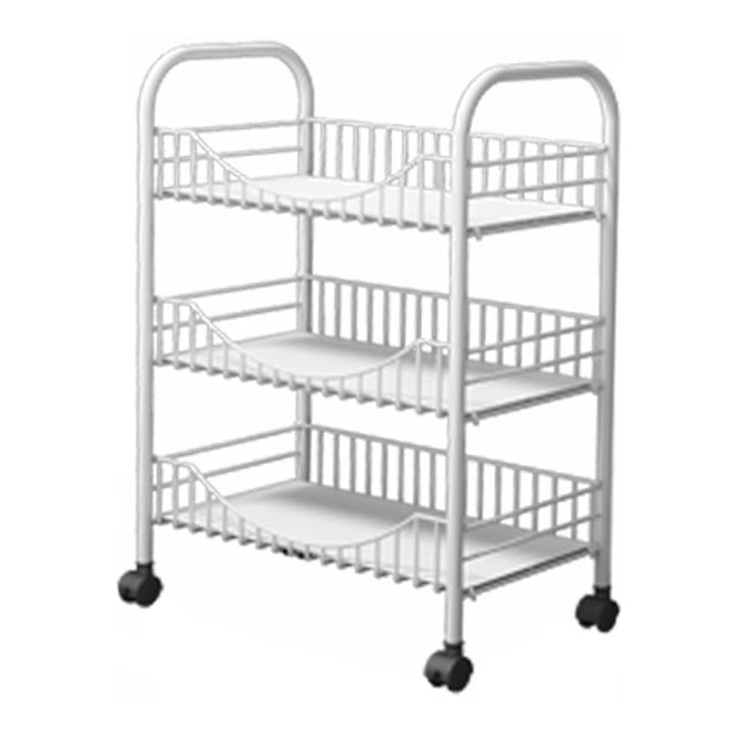 10.63"W Bookshelf Contemporary Style Bookcase with Casters for Home Office