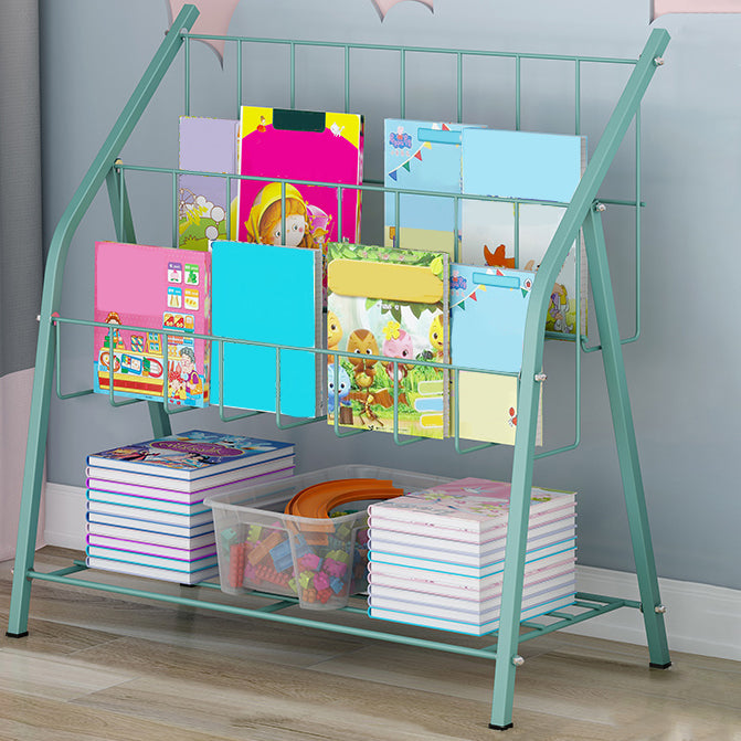 Contemporary Style Bookcase Closed Back Bookshelf for Home Office and Study Room