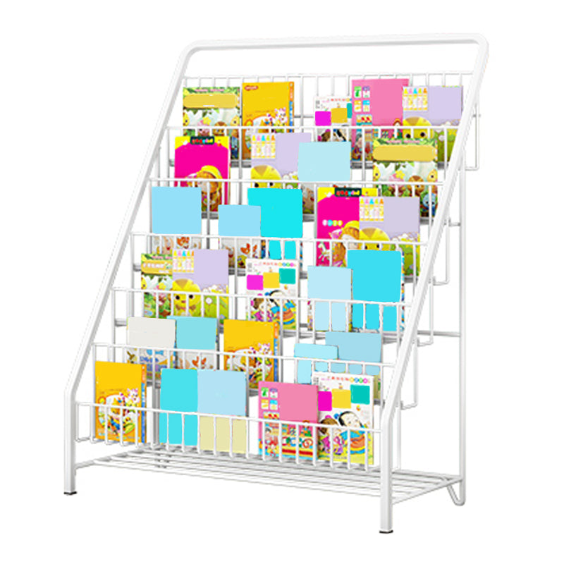 Contemporary Style Bookcase Closed Back Bookshelf for Home Office and Study Room